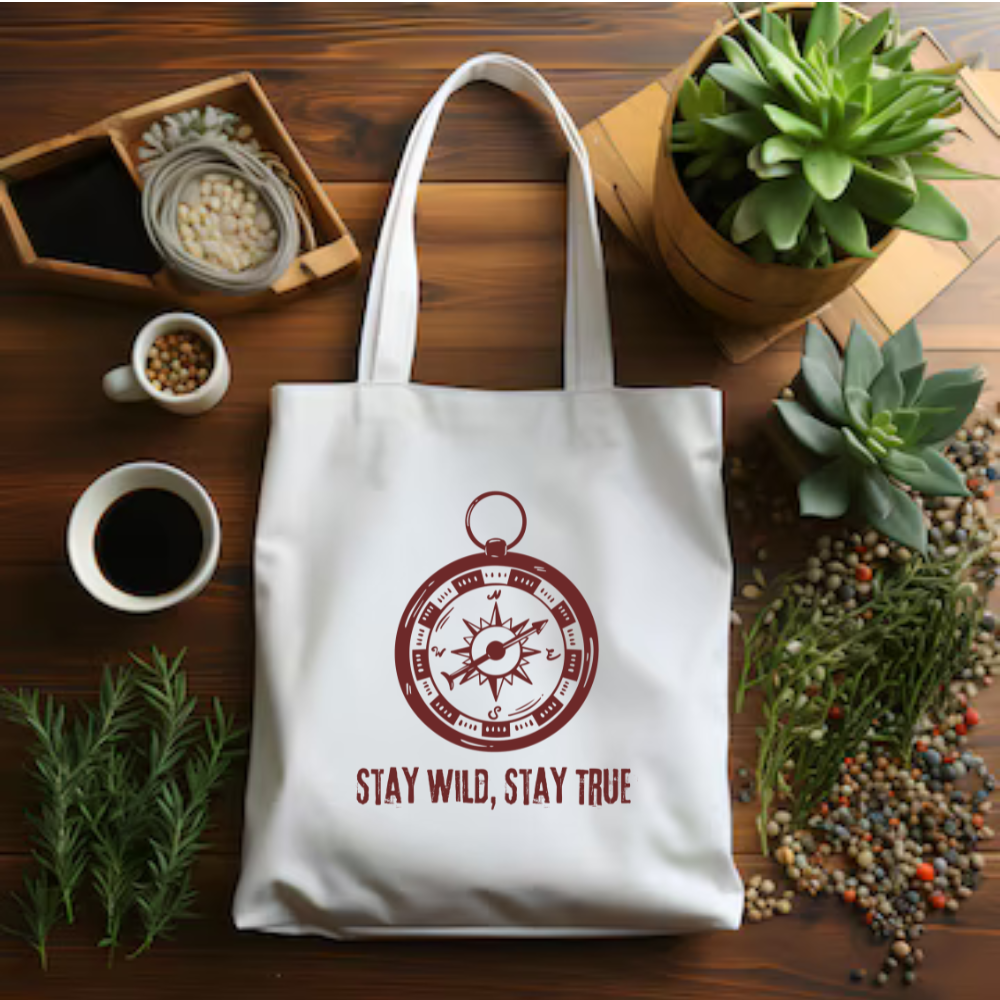 GALARA STAY WILD STAY TRUE GIRL TOTE